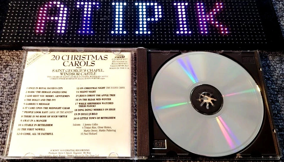 🎄 20 Royal Christmas Carols From Windsor Castle - Collector Cd Uk Unfindable 🏰 – photo 4